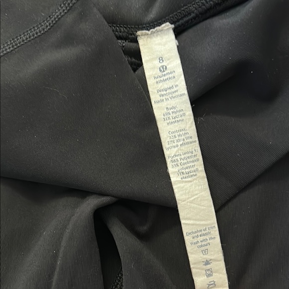 Lulu Lemon Black High-Waisted Leggings - Picture 2 of 6